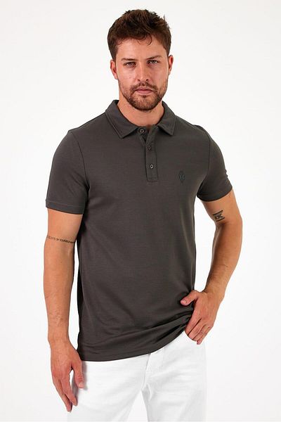 Five Pocket Men's Polo Neck Modal T-Shirt