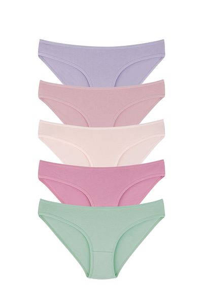Dominant Chiloți de damă din bumbac Lycra, pachet de 5