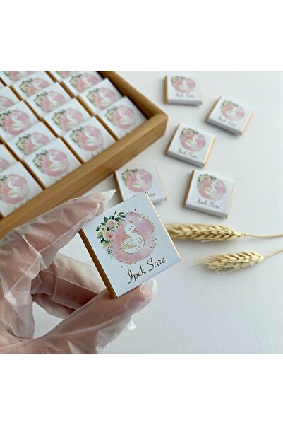 naz mutlu designorganizasyonhediyelikçikolataçiçek 10 Adet İsme Özel Etiketli...