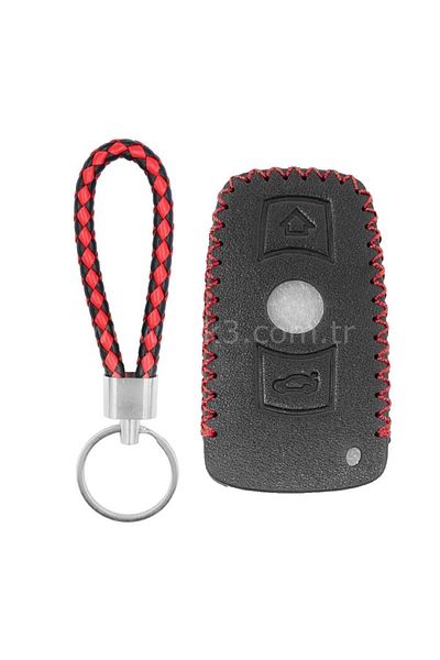GMA KEYS Luxury For Bmw E60 E90 E91 E92 M3 M5 X1 X5 And 1 3 5 Compatible Leather Key Case Note Key With Slot-Proof