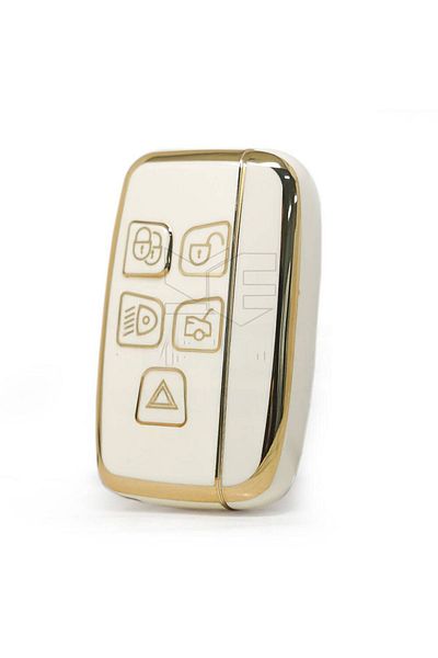 GMA KEYS Luxury Land Rover Range Rover Vouge Compatible Sport Nano Key Case White Gold Gold Color