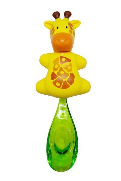R.O.C.S. 0-3 Years Baby Giraffe Figured Toothbrush and Flipper - Green Hygienic Storage Container Set