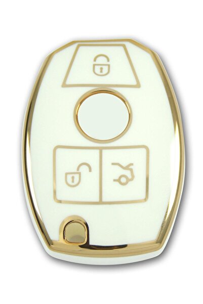 GMA KEYS Πολυτελής θήκη κλειδιού τύπου Be Nano για Mercedes Benz 2001-2016, σ...