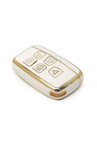 GMA KEYS Luxury Land Rover Range Rover Vouge Compatible Sport Nano Key Case White Gold Gold Color