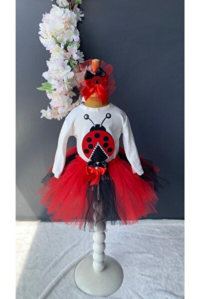 Petite Ponpon Baby طفلة الوليد الخنفساء فستان Mevlüt يوم خاص الزي توتو تنورة