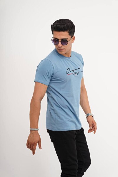 Est Estola Ανδρικό μπλουζάκι Slim Fit Cotton Lycra - Slim Fit