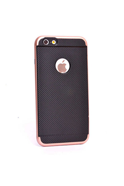VARDAR AKSESUAR iPhone 6s Plus Kılıf Kenarları Renkli 1. Sınıf A Kalite İnce Karbon Mono Silikon Kapak