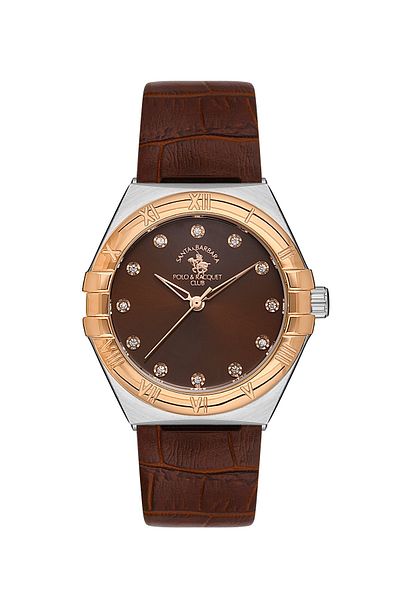 Santa Barbara Polo & Racquet Club ساعة يد نسائية - موديل SB.1.10528-4
