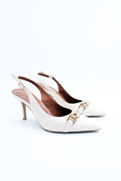 Tenau Ženske cipele na petu od prave kože