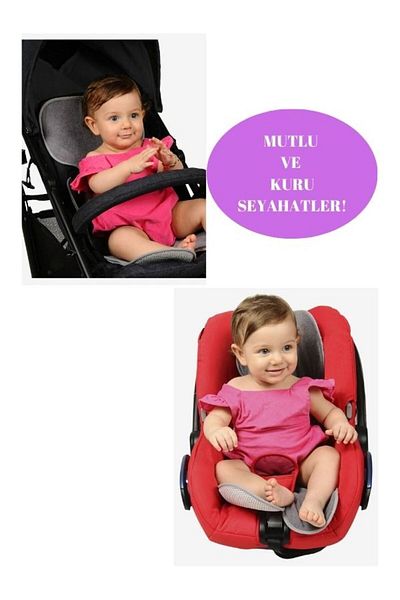 ubeybi Baby Stroller and Car Seat Cushion, Baby Stroller Cover, Baby Travel Support Pad, UPED001