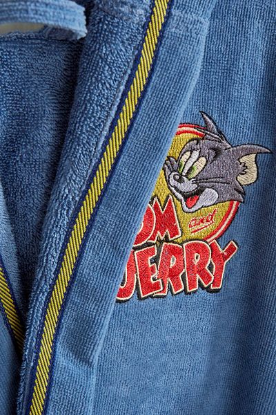 Tom& Jerry Μπουρνούζι με κουκούλα Karaca Home Tom and Jerry Ηλικία 8/10