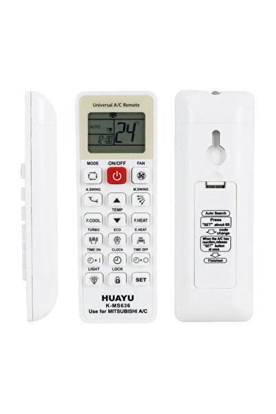 ATAELEKTRONİK Mitsubishi Uyumlu Akıllı Klima Kumandası Tüm Modeller - 1 Kez A...