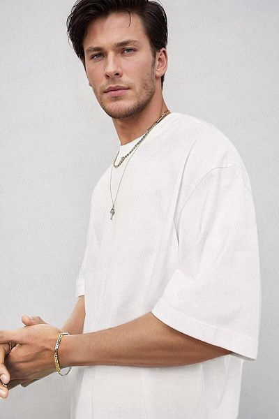 Teenage Millionaire Ανδρικό μπλουζάκι Boyfriend 3 τεμαχίων μαύρο, λευκό και καπνιστό Basic απλό χωρίς στάμπα