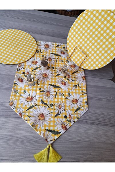 Dream Home Aslıdreamhome Американський сервісний бігунок, жовтий П'ятикутний ...