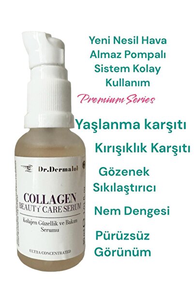 Dr.Dermalok COLLAGEN Serum Yaşlanma Ve Kırışıklık Karşıtı Yoğunlaştırılmış Fo...