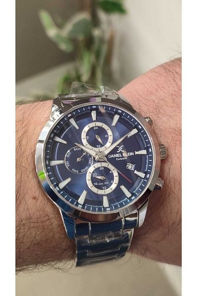 Daniel Klein Steel Function Men's Wristwatch 3 Atm Waterproof