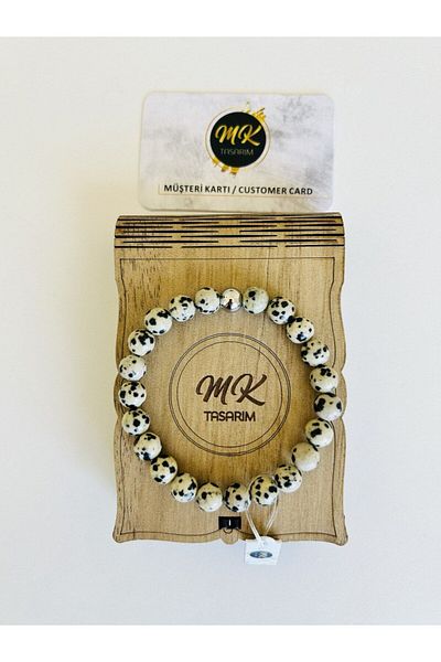 MK tasarım Real Jasper Stone Bracelet Mk.009.009-1