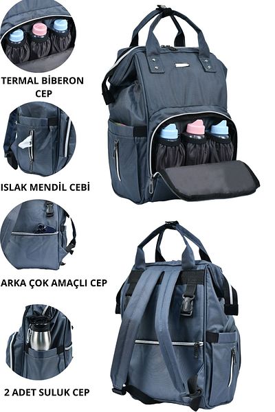 Çantaland Comfortable and Convenient Mother Baby Care Backpack Suitable for Human Health - 100% Mothers' Choice