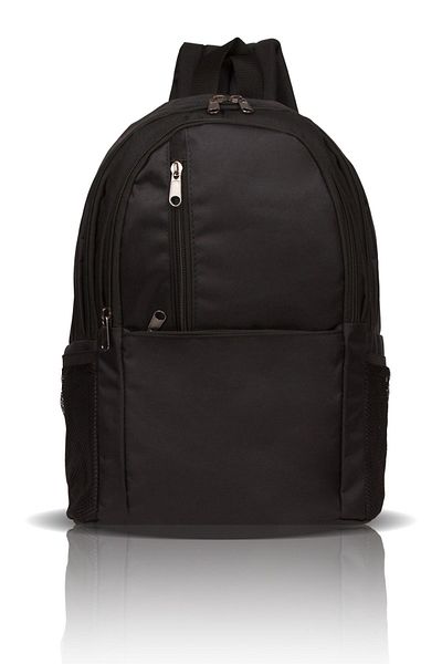 Av A Dos Black Unisex Backpack - Water Resistant, Large Size, for School and Travel