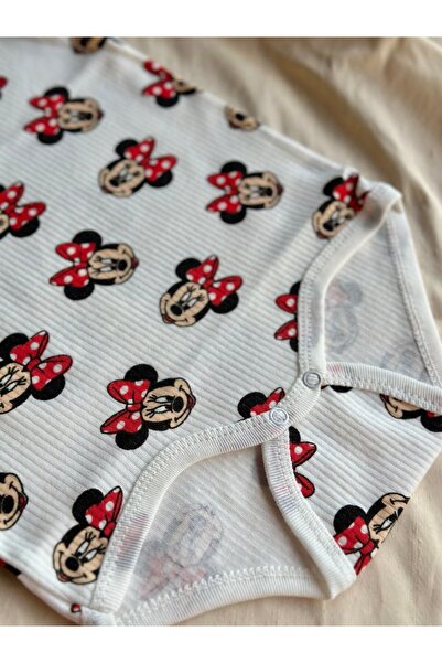 Zuff Baby UNISEX BEBEK VE ÇOCUK MİKİ BASKILI BODY VE ZIBIN 0-5 YAŞ