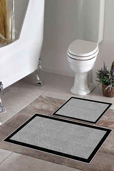 Zeria Home Αντιολισθητική βάση με μοτίβο σιζάλ που πλένεται 2 τεμάχια 60x100 ...