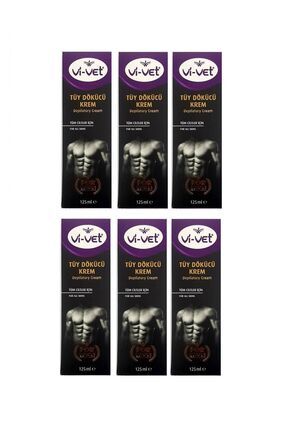 Vi vet Vivet For Men Erkek Tuy Dokucu Krem 125 ml X 6 Adet Fiyat Yorumlar Trendyol