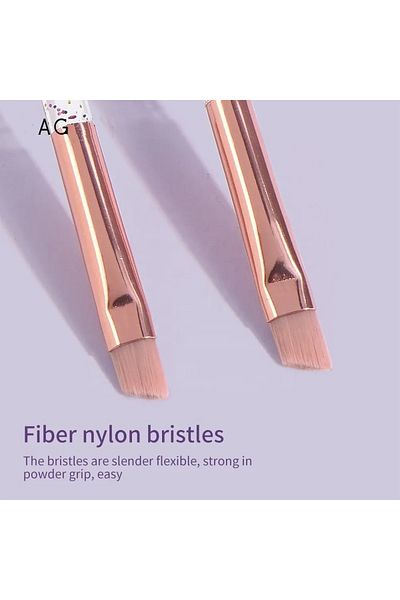newnet FRC05 Beauty - Double Sided Eyebrow Eyelash Makeup Brush 2 Pieces