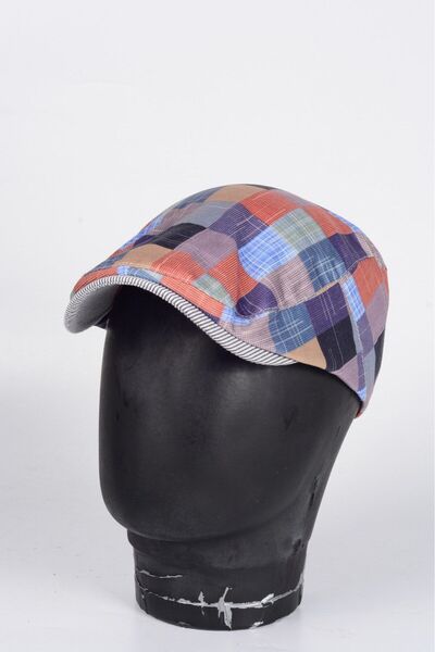 mercantoptan %100 Keten Kumaş Yazlık Tokalı Spor Mödel London kasket