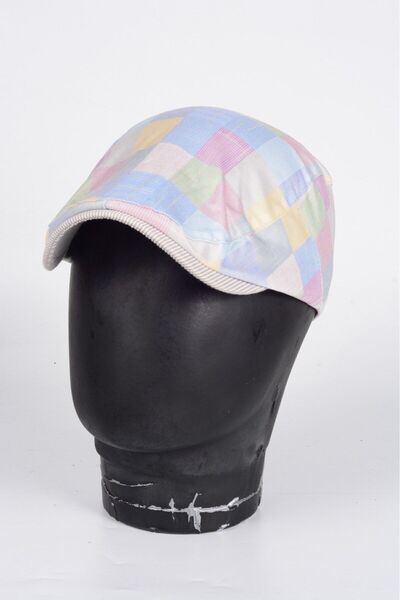 mercantoptan 100% ленен плат Лятна капачка с катарама Спортен модел Лондон