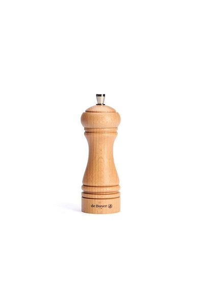 De Buyer 14 cm Wooden Pepper Mill