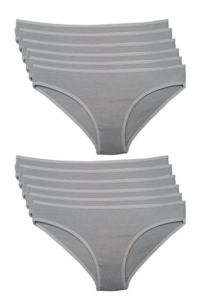 Bluence Γυναικείο Slip Low Waist Lycra Viscose 12 Τεμάχια
