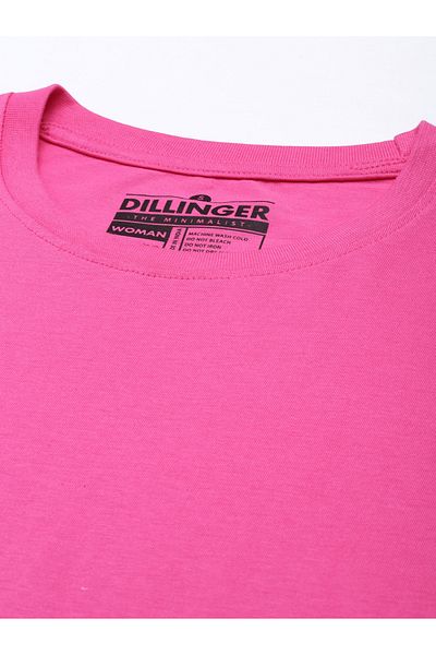 Dillinger By Styli Oversized Solid T-Shirt with Short Sleeves