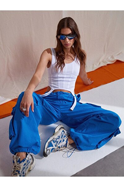 Dilvin 20607 Model White Corset Athlete