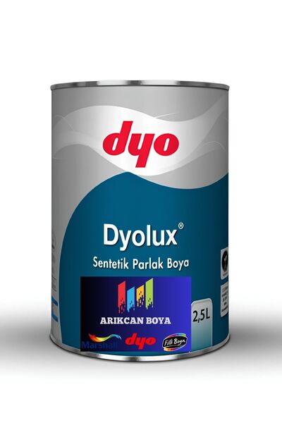 Dyo Lux Yağlı Boya 0,75/2,5 Lt Beyaz 0001 (BOYUT SEÇİNİZ)