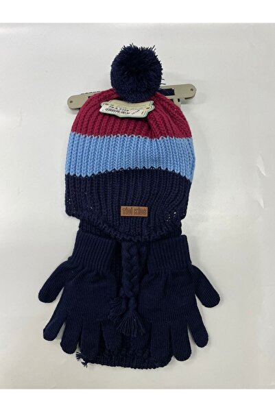 mercantoptan 3-7 років Набір з 3-х дитячих шарфів, шапок і рукавичок