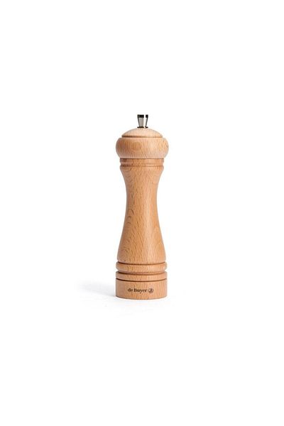 De Buyer 18 cm Wooden Pepper Mill
