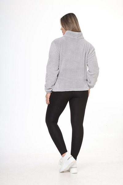 Bluence Γυναικείο βελούδινο παλτό Wellsoft Soft με φερμουάρ