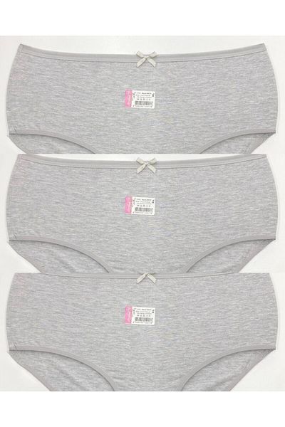 Yaldızlı 6-Piece Gray Xl-Xxl Bato Panties Set