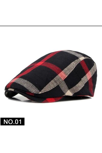 mercantoptan %100 Keten Kumaş Yazlık Tokalı Spor Mödel London kasket