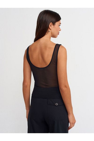 Dilvin 20713 Ball din tul cu pietre-negru
