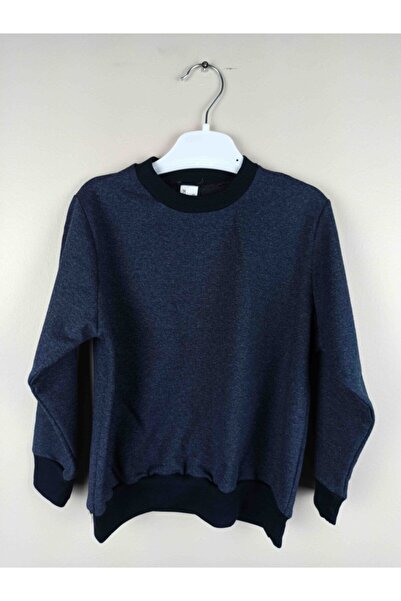 Bluence Hanorac albastru din bumbac pentru băieți