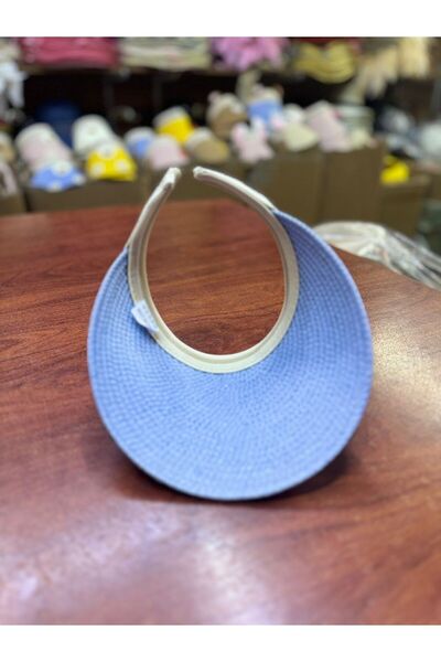 mercantoptan Дитячий солом'яний капелюх із козирком для захисту від сонця