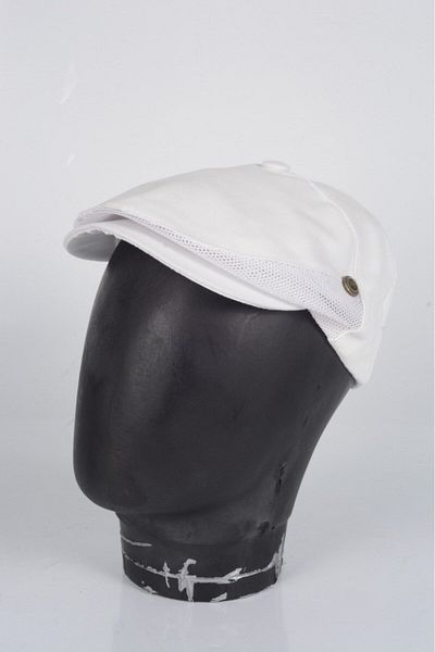 mercantoptan 100% Linen Fabric Summer Size Mesh Model London Beanies