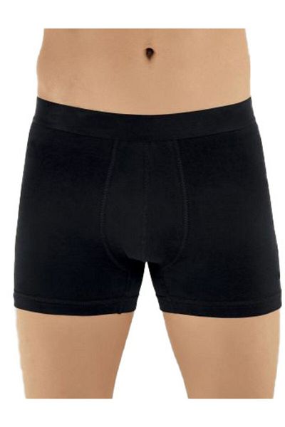 Bluence Ανδρικό βαμβακερό Lycra Stretchy Black Boxer