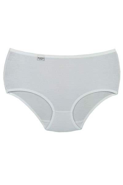 Bluence Λευκό ψηλόμεσο Lycra βαμβακερό εσώρουχο Bato 10 τεμαχίων