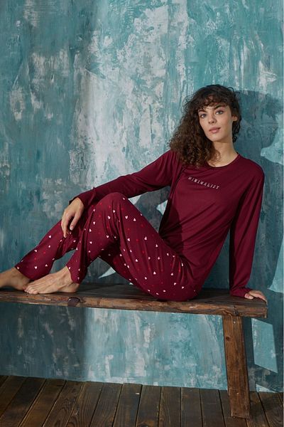 Vuntal BUTİK Milan Suit Bottom Printed Minimalist 50902-5