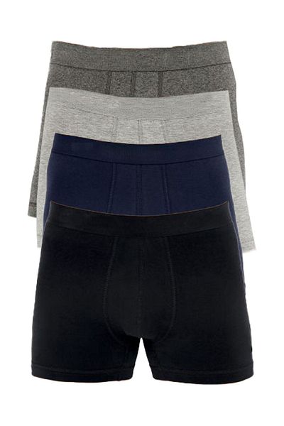 Bluence Ανδρικό Βαμβακερό Lycra Stretchy Mixed Color Boxer 4 τεμαχίων