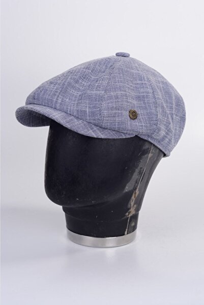 mercantoptan 100% bumbac Summer Model British 8 Piese Cap and Hat