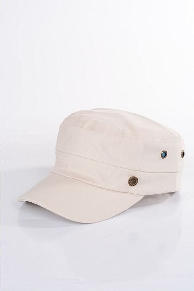 mercantoptan 100% Linen Seasonal Unisex Castro Hat Cap Cap