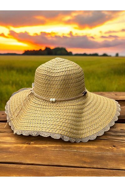 mercantoptan Straw Women's Beach Hat